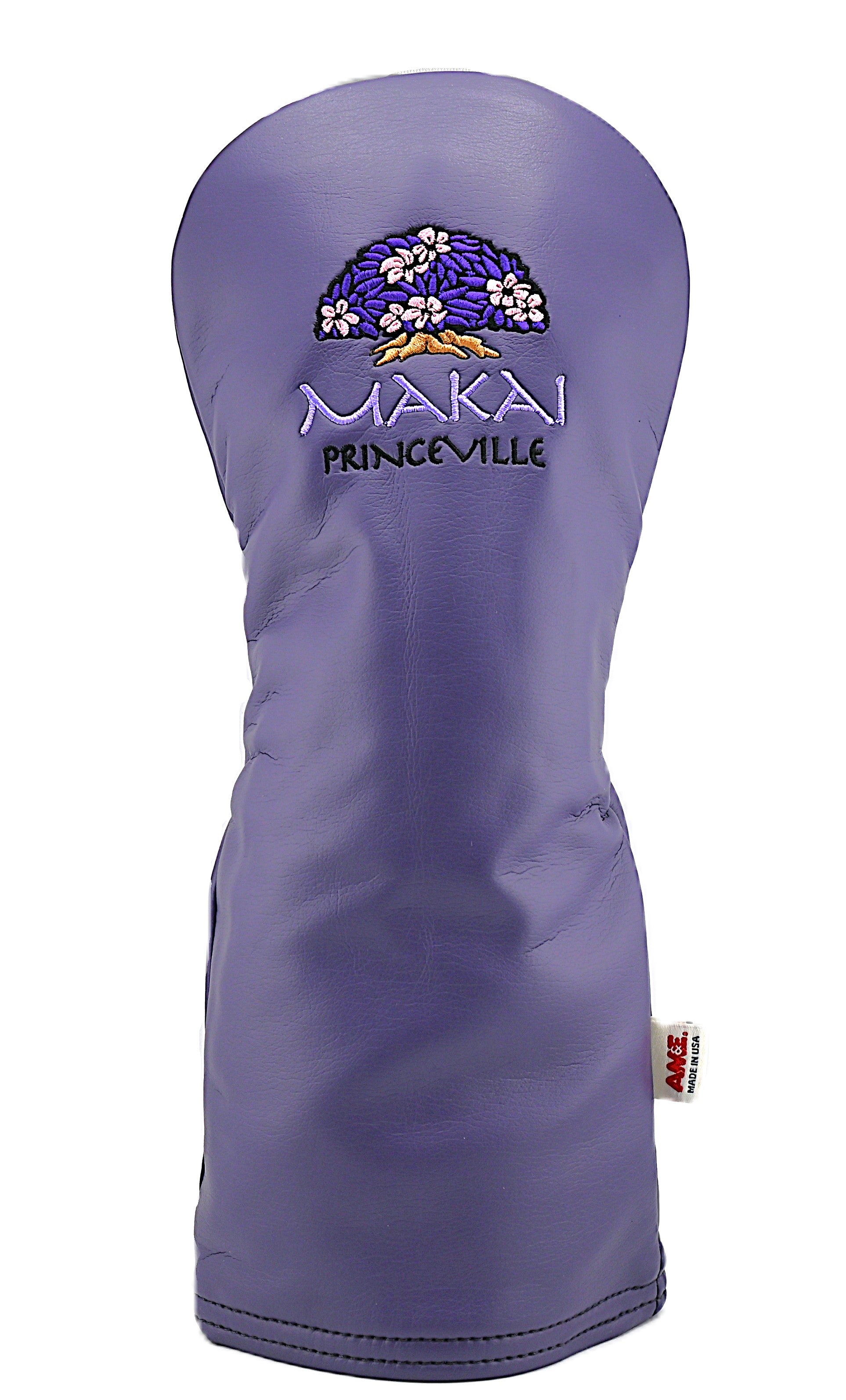 AM&amp;E Logo Headcover for Her - Purple